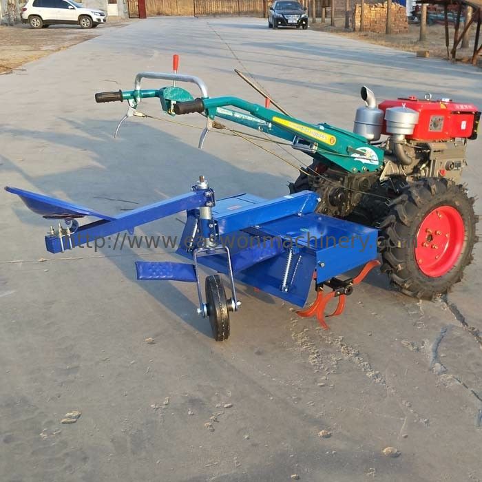 Equipo del tractor de la mano 18HP, 7.35kw agricultura Mini Tractor With Rotavator